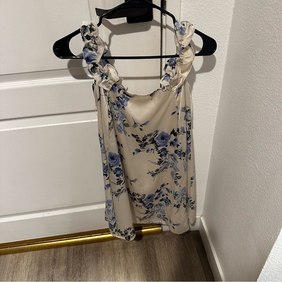 BHLDN Babydoll Floral Mini Dress XS - Picture 2 of 4